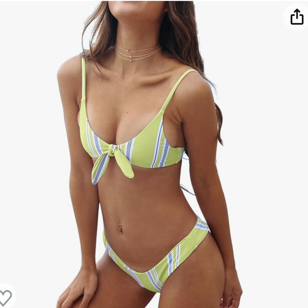 Amazon | FAFOFA | Sexy Women Push-up Padded Bra Bandage Bikini Set